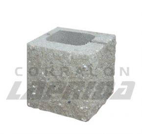 Block Cemento SPT Esquinero 20x20x20